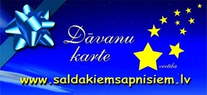 ELEKTRONISKĀ DĀVANU KARTE paša izvēlētā pirkuma summā