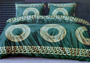 Kokvilnas (satīna) 3D gultas veļas kompl.200x220 cm- 19290