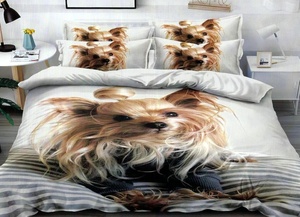 Kokvilnas (satīna) 3D gultas veļas kompl.140x200 cm- 20877