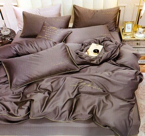 100% mikrošķiedras gultas veļas kompl. 160x200 cm PELĒKS- 20642