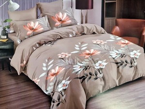 Kokvilnas (satīna) 3D gultas veļas kompl.200x220 cm- 22024