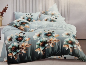 Kokvilnas (satīna) 3D gultas veļas kompl.200x220 cm- 22191