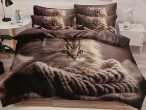 Kokvilnas (satīna) 3D gultas veļas kompl.200x220 cm- 22193