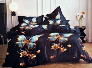 Kokvilnas (satīna) 3D gultas veļas kompl.200x220 cm- 22207