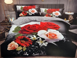 Kokvilnas (satīna) gultas veļas kompl.140x200 cm- 22227
