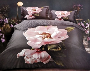 Kokvilnas (satīna) 3D gultas veļas kompl.200x220 cm- 22368