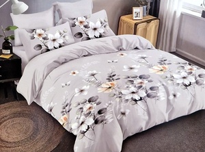 Kokvilnas (satīna) 3D gultas veļas kompl.200x220 cm- 22374