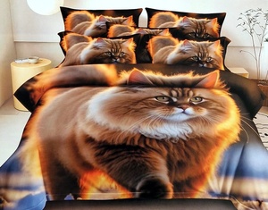 Kokvilnas (satīna) 3D gultas veļas kompl.160x200 cm- 22380