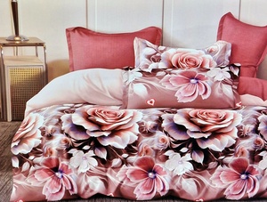 Kokvilnas (satīna) 3D gultas veļas kompl.200x220 cm- 22688