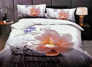 Kokvilnas (satīna) 3D gultas veļas kompl.200x220 cm- 22702