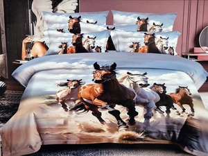 Kokvilnas (satīna) 3D gultas veļas kompl.160x200 cm- 22812