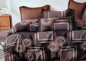 Kokvilnas (satīna) 3D gultas veļas kompl.200x220 cm- 22862