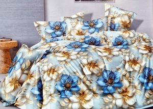 Kokvilnas (satīna) 3D gultas veļas kompl.200x220 cm- 22868