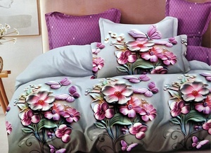 Kokvilnas (satīna) 3D gultas veļas kompl.200x220 cm- 22924