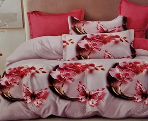 Kokvilnas (satīna) 3D gultas veļas kompl.160x200 cm- 23090