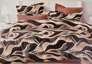 Kokvilnas (satīna) gultas veļas kompl.200x200 cm- 23095