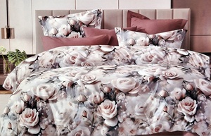 Kokvilnas (satīna) gultas veļas kompl.200x200 cm- 23098