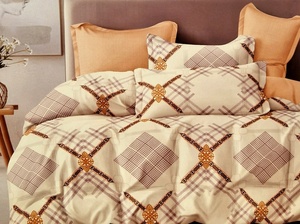 Kokvilnas (satīna) 3D gultas veļas kompl.200x220 cm- 23120