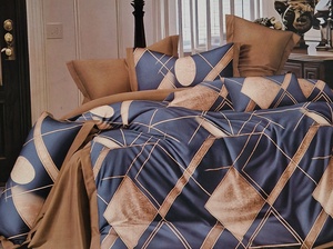 Kokvilnas (satīna) 3D gultas veļas kompl.200x220 cm- 23121