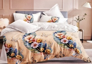 Kokvilnas (satīna) gultas veļas kompl.180x200 cm- 23138