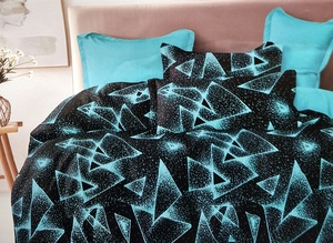 Kokvilnas (satīna) 3D gultas veļas kompl.160x200 cm- 23207