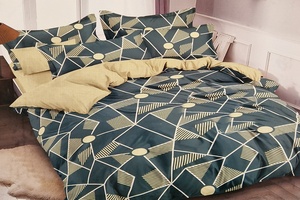 Kokvilnas (satīna) 3D gultas veļas kompl.200x220 cm- 23227