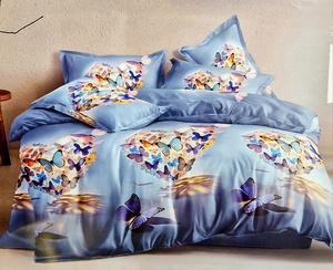 Kokvilnas (satīna) 3D gultas veļas kompl.160x200 cm- 23264