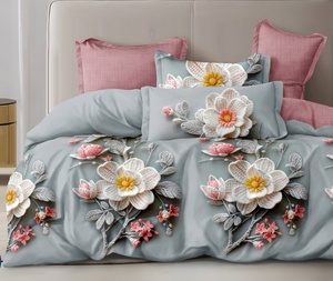 Kokvilnas (satīna) 3D gultas veļas kompl.200x220 cm- 23435