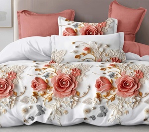 Kokvilnas (satīna) 3D gultas veļas kompl.200x220 cm- 23440
