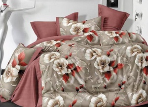 Kokvilnas (satīna) 3D gultas veļas kompl.200x220 cm- 23500