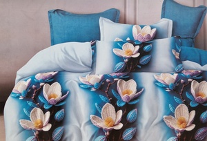 Kokvilnas (satīna) 3D gultas veļas kompl.200x220 cm- 23606