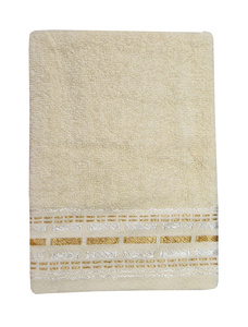 100% kokvilnas (frotē) dvielis 50x100 cm BĒŠS / IEDZELTENS- 22735