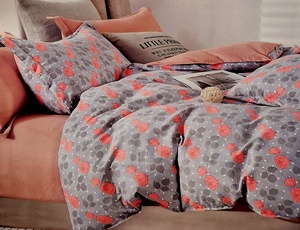 100% kokvilnas (flaneļa) gultas veļas kompl.200x220 cm- 22577