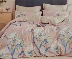100% kokvilnas (flaneļa) gultas veļas kompl.200x220 cm BEZ PALAGA- 22572