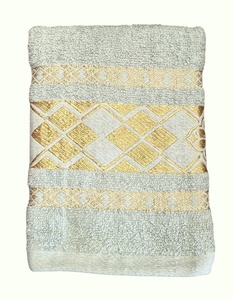 100% kokvilnas (frotē) dvielis 50x100 cm GAIŠZAĻI PELĒKS- 23654