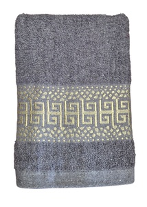 100% kokvilnas (frotē) dvielis 50x100 cm PELĒKS- 23653