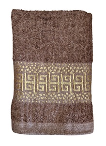 100% kokvilnas (frotē) dvielis 50x100 cm BRŪNS- 23653