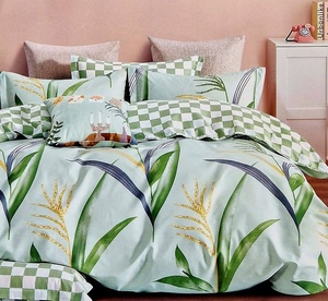 Divpusējs 100% kokvilnas (satīna) gultas veļas kompl. AR -25% ATLAIDI 140x200 cm- 22606