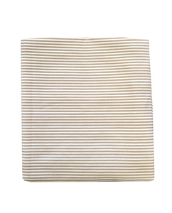 100% kokvilnas palags 200x220 cm AR SMALKĀM BRŪNĀM LĪNIJĀM- 21892