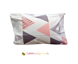 100% kokvilnas (satīna) spilvendrāna AR SLĒDZI 70x80 cm- 22168