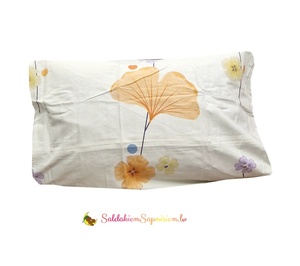 100% kokvilnas (satīna) spilvendrāna AR SLĒDZI 70x80 cm- 22736