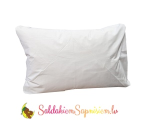 100% kokvilnas spilvendrāna 50x60 cm SNIEGBALTA- 11179