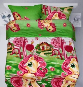 100% kokvilnas gultas veļas kompl.160x200 cm MAZAIS PONIJS / LITTLE PONY- 16334