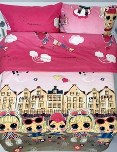100% kokvilnas gultas veļas kompl.160x200 cm HAPPINESS- 21621