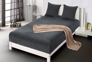 100% mikrošķiedras palags ar gumiju 200x220 cm PELĒKS- 20027