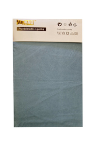 Kokvilnas palags ar gumiju 200x220 cm PELĒKZILS- 19631