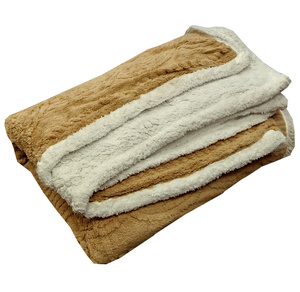 100% poliestera divkārtu pleds 200x220 cm GAIŠBRŪNS- 22603