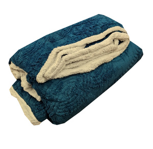 100% poliestera divkārtu pleds 200x220 cm SMARAGDZAĻŠ- 22603