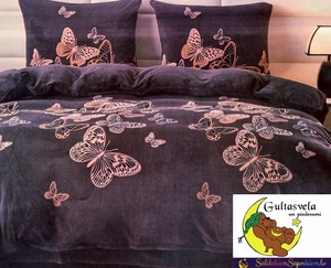 100% mikrošķiedras (plīša) gultas veļas kompl. 160x200 cm- 22467