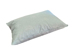 Dabīgu putnu spalvu un dūnu pildījuma spilvens 50x70 cm GAIŠZILS- 22384